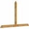 Ekena Millwork Portland Rough Sawn Timber Gable Bracket, Western Red Cedar, 108"W x 68"H x 2"D x 6"F, 15/12 Pitch GBW108X68X0206POR00RWR - alternate 5